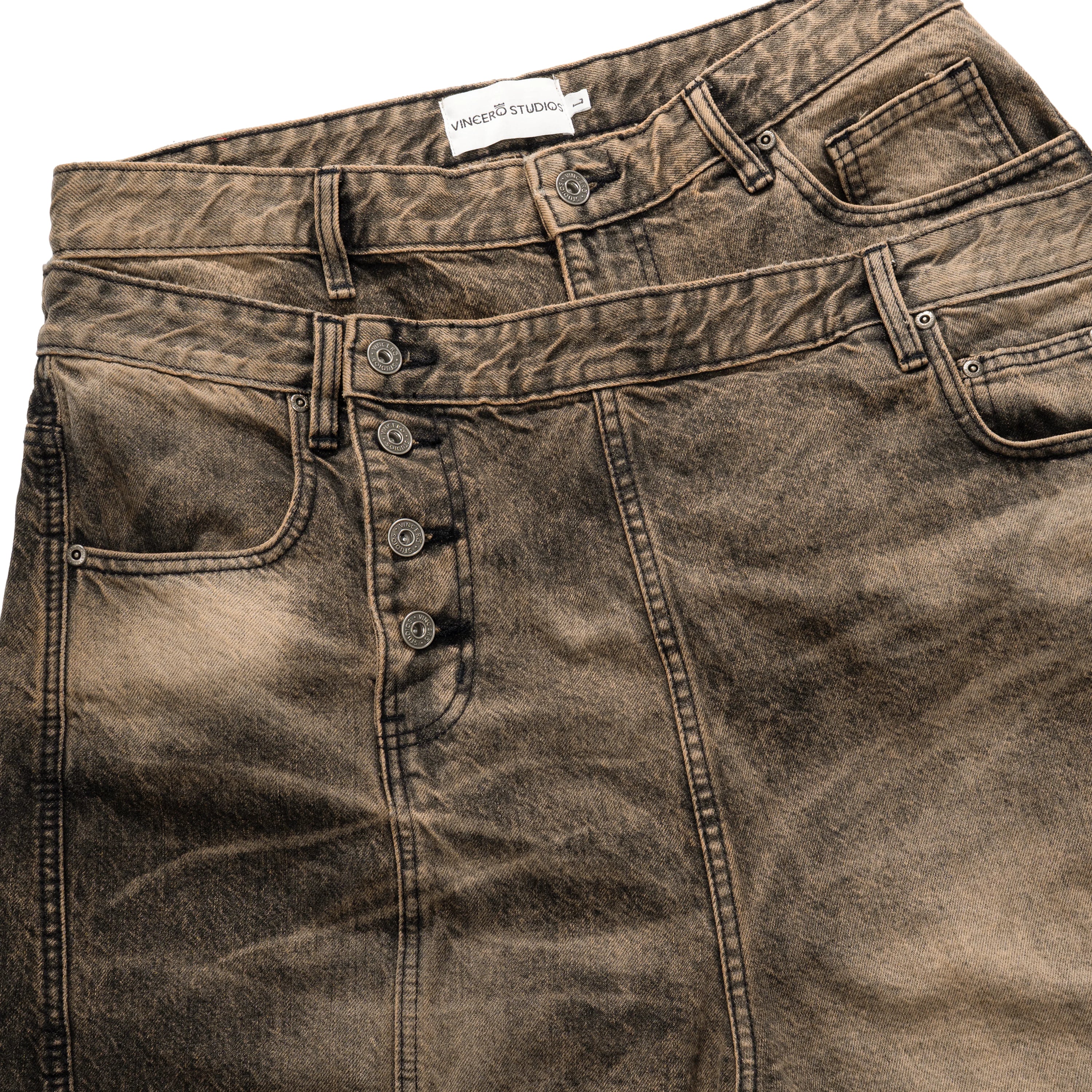 VS Double Waist Pants - Dark Sand