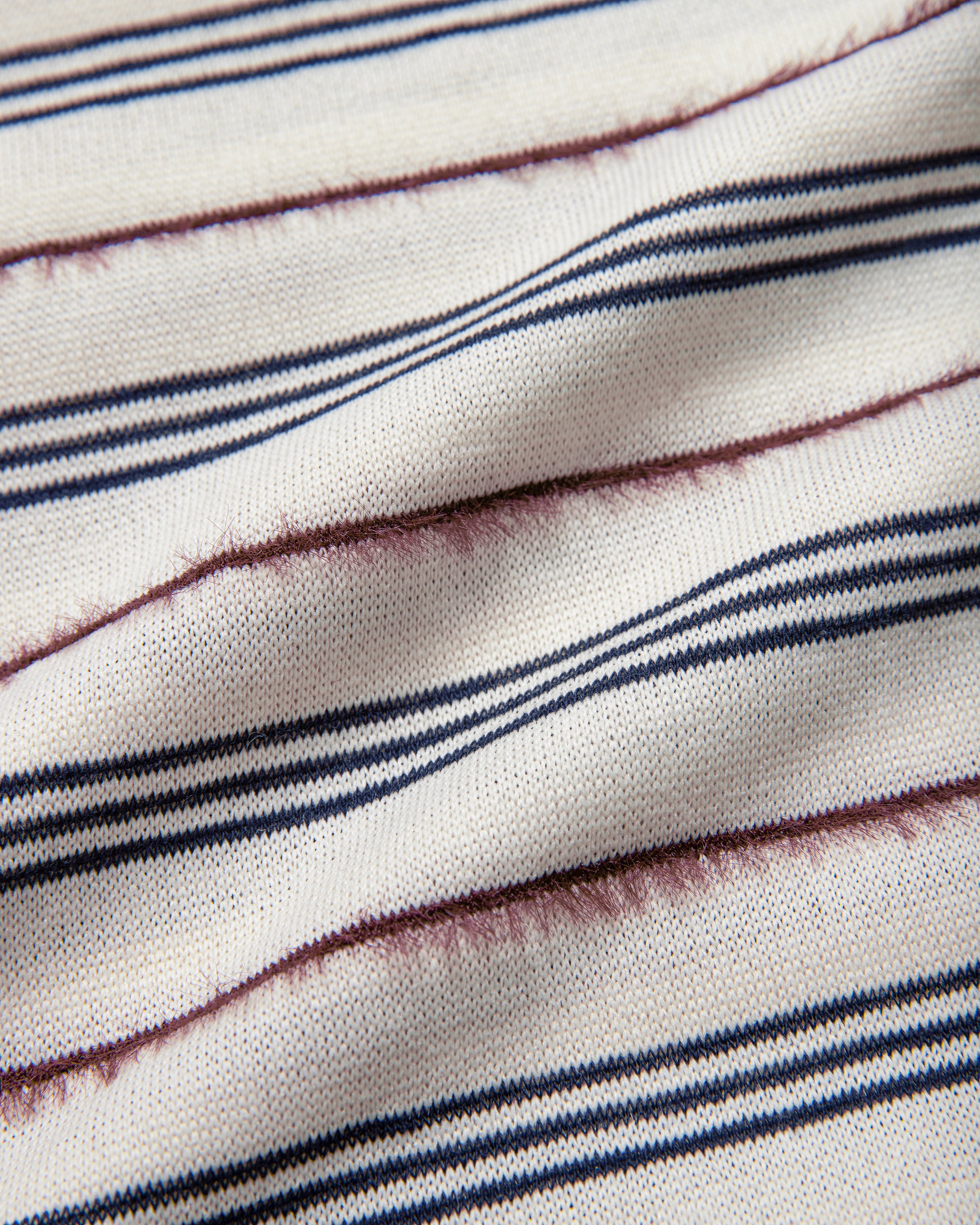 Stripes Raglan Tee - White