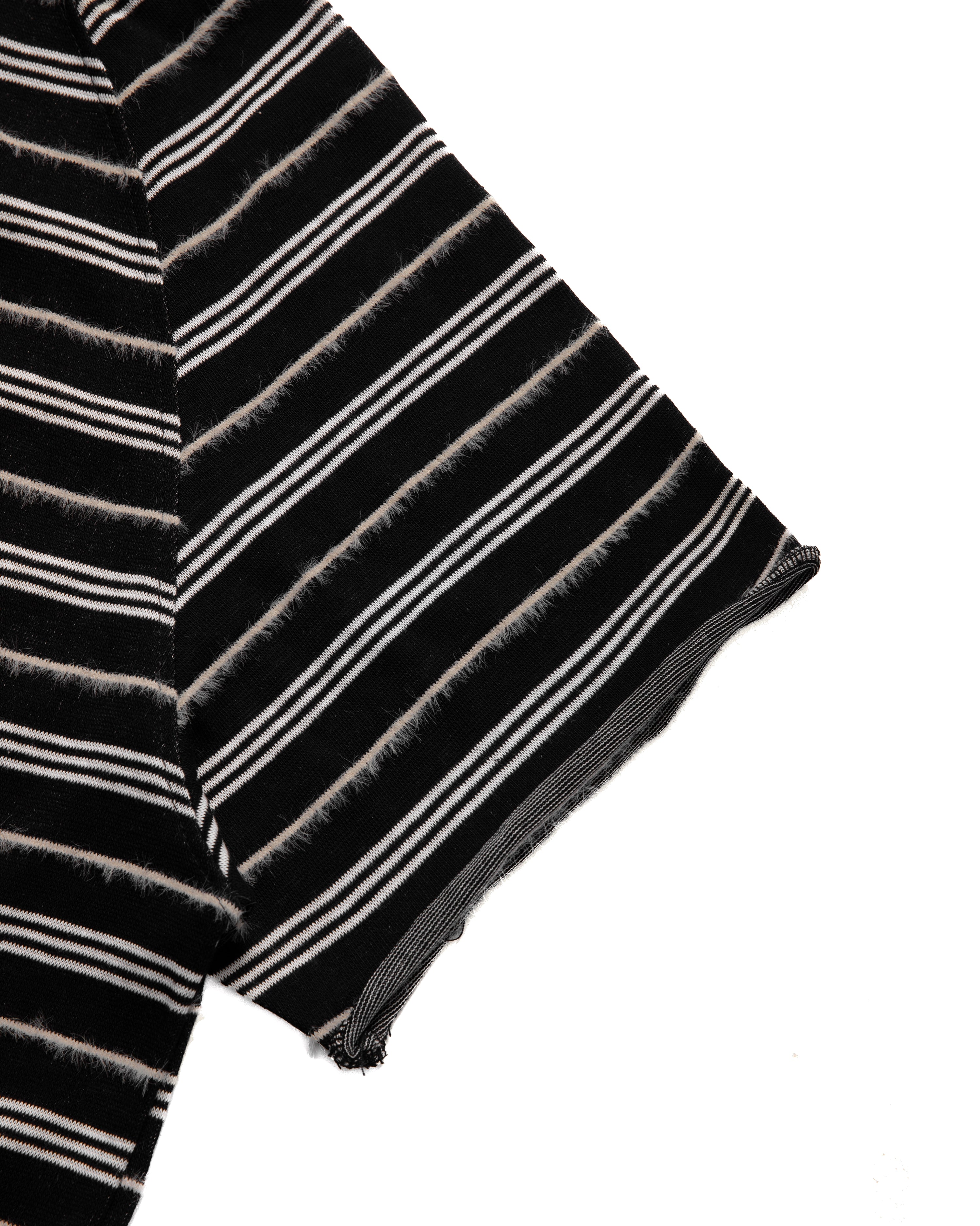 Stripes Raglan Tee - Black