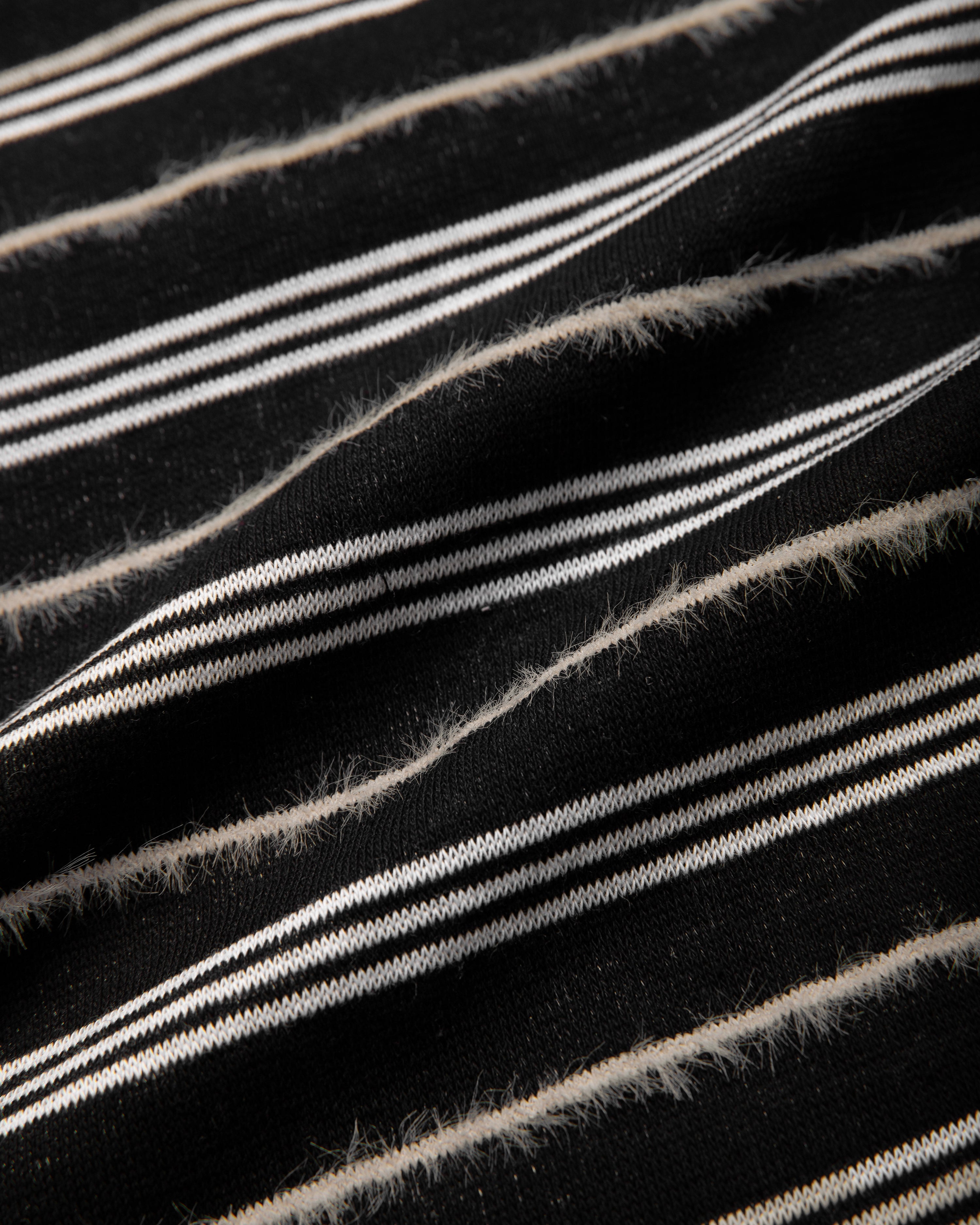 Stripes Raglan Tee - Black