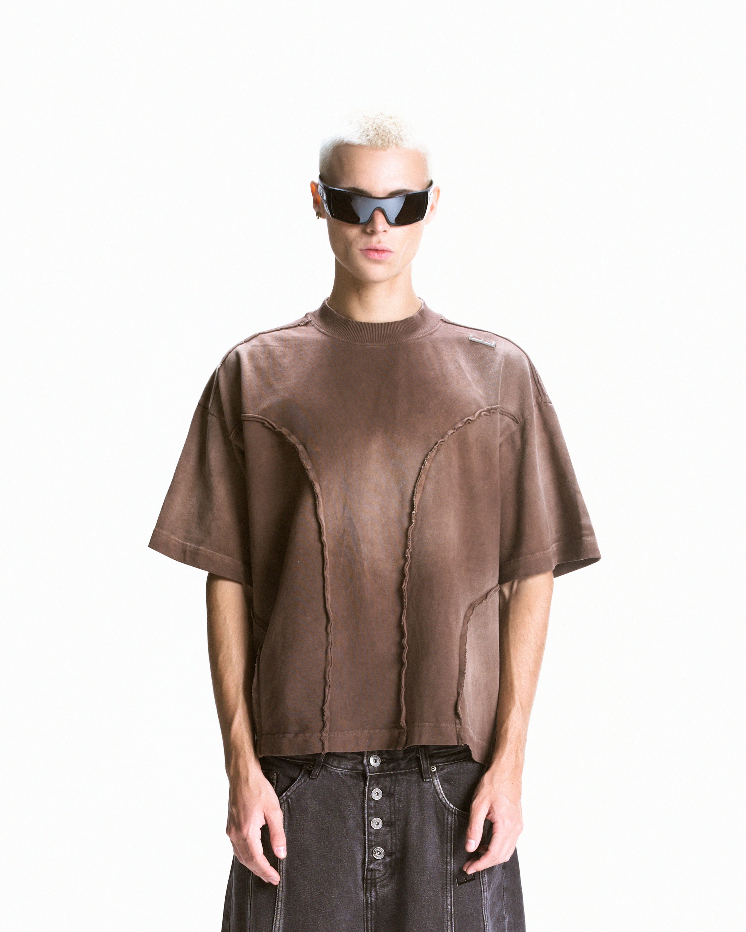 Boxy Tee - Brown