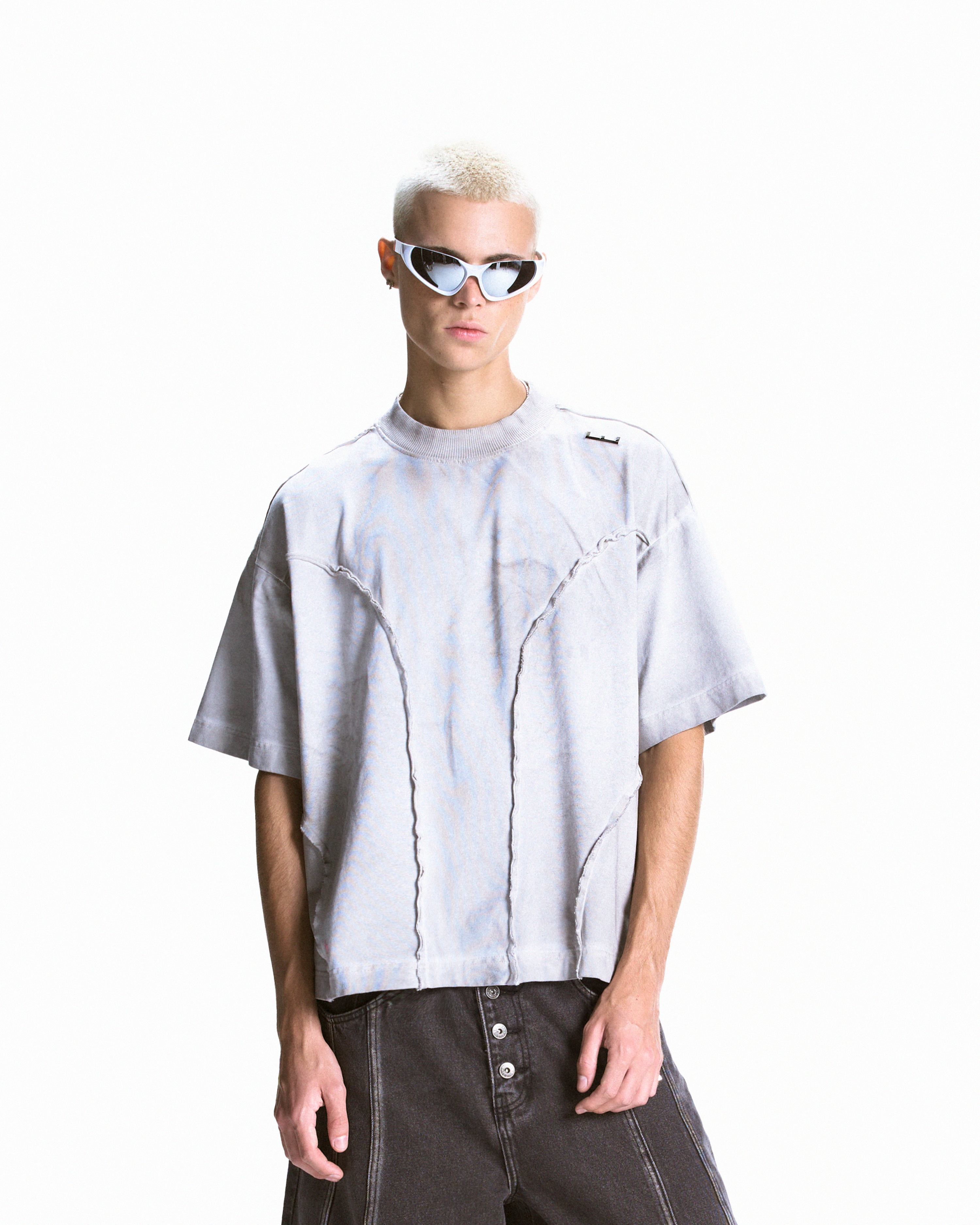 Boxy Tee - Gray