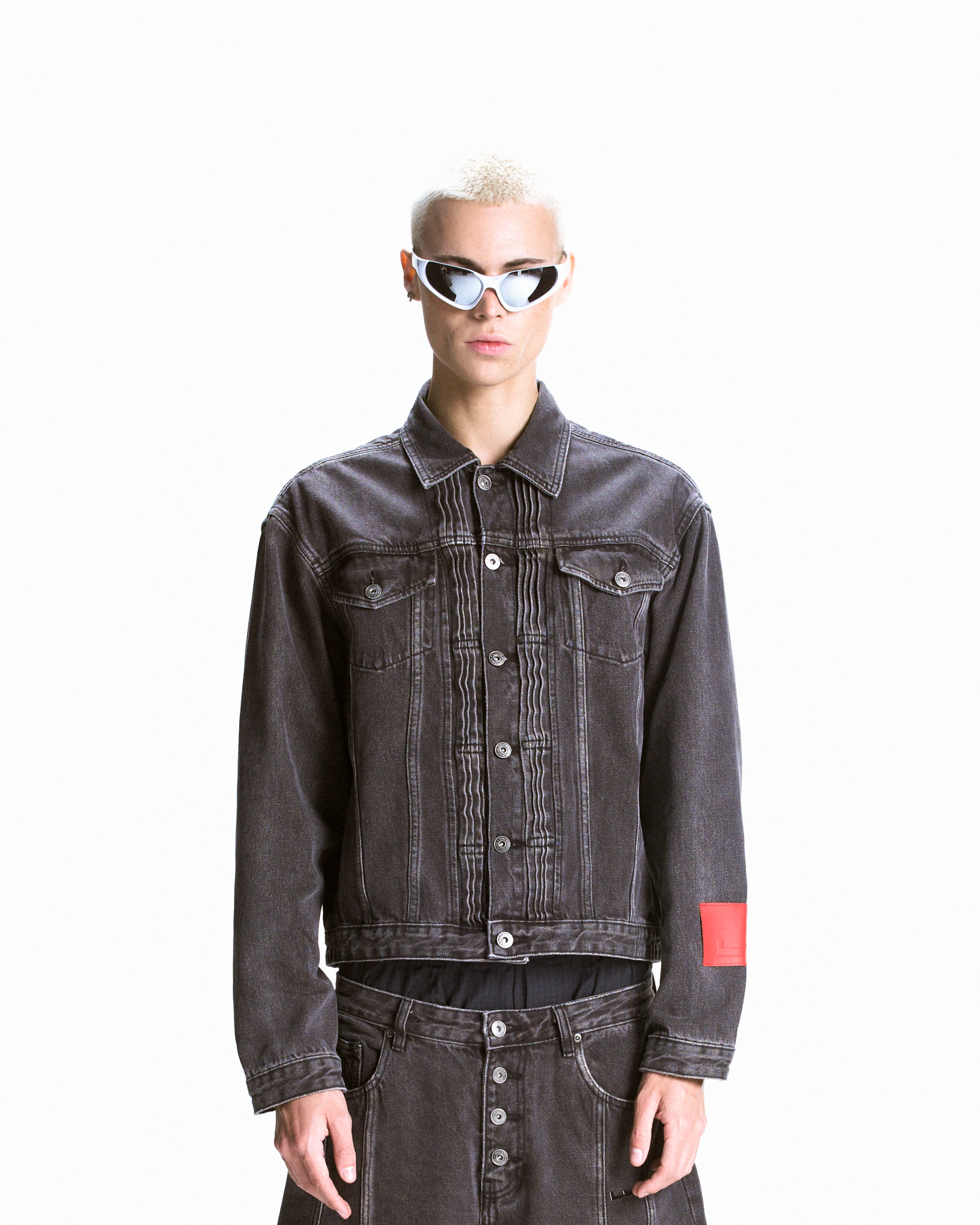 Denim Jacket - Washed Gray