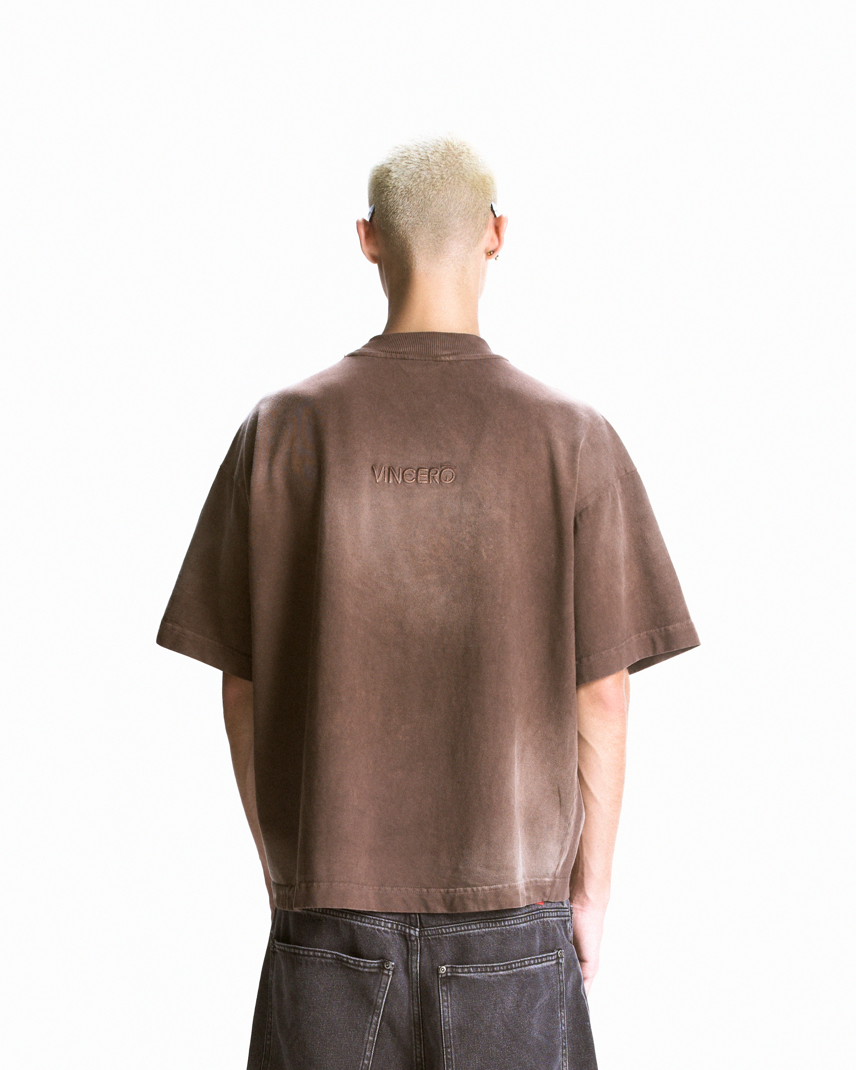 Boxy Tee - Brown