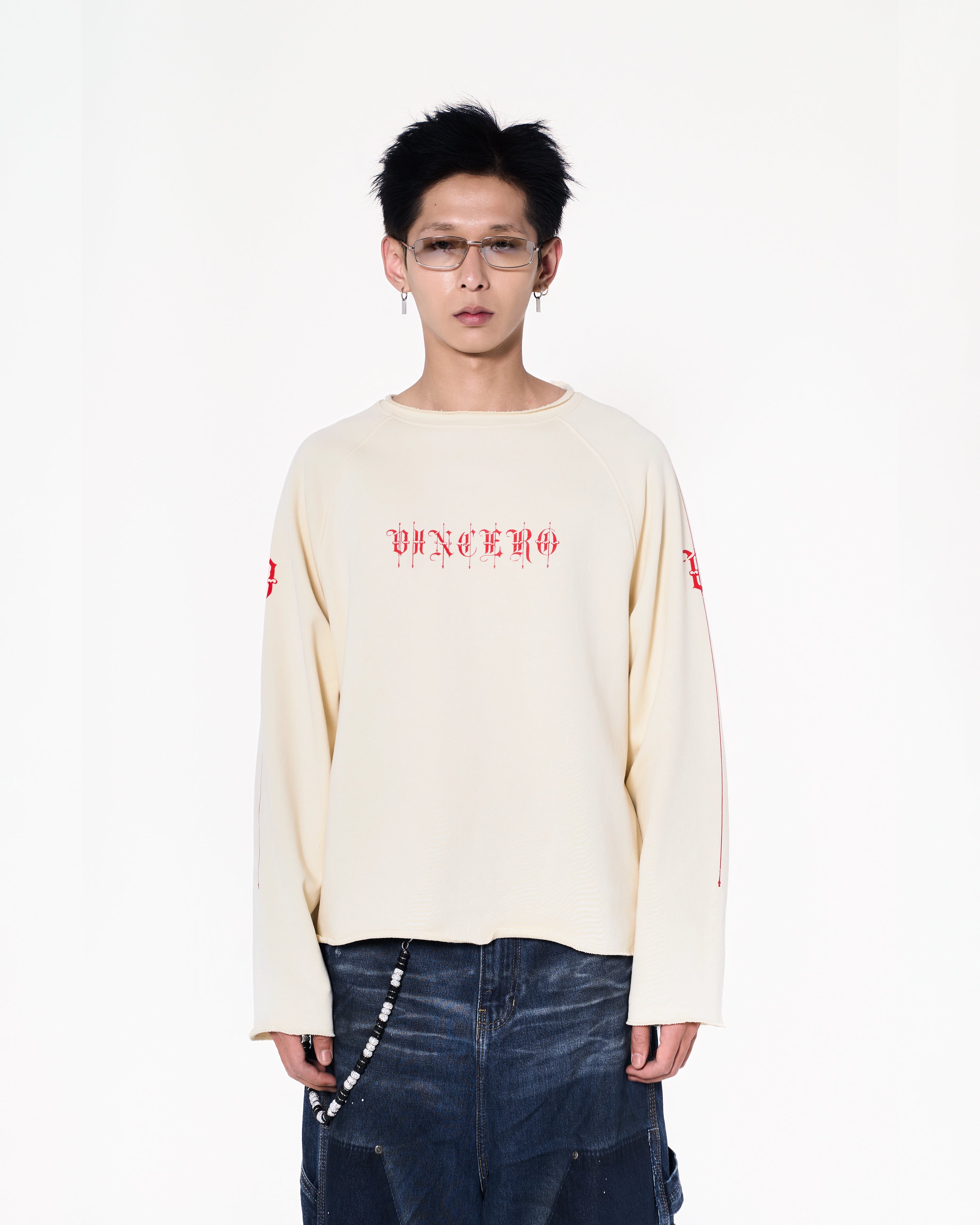 VS Raglan Long-Sleeve Tee - Cream