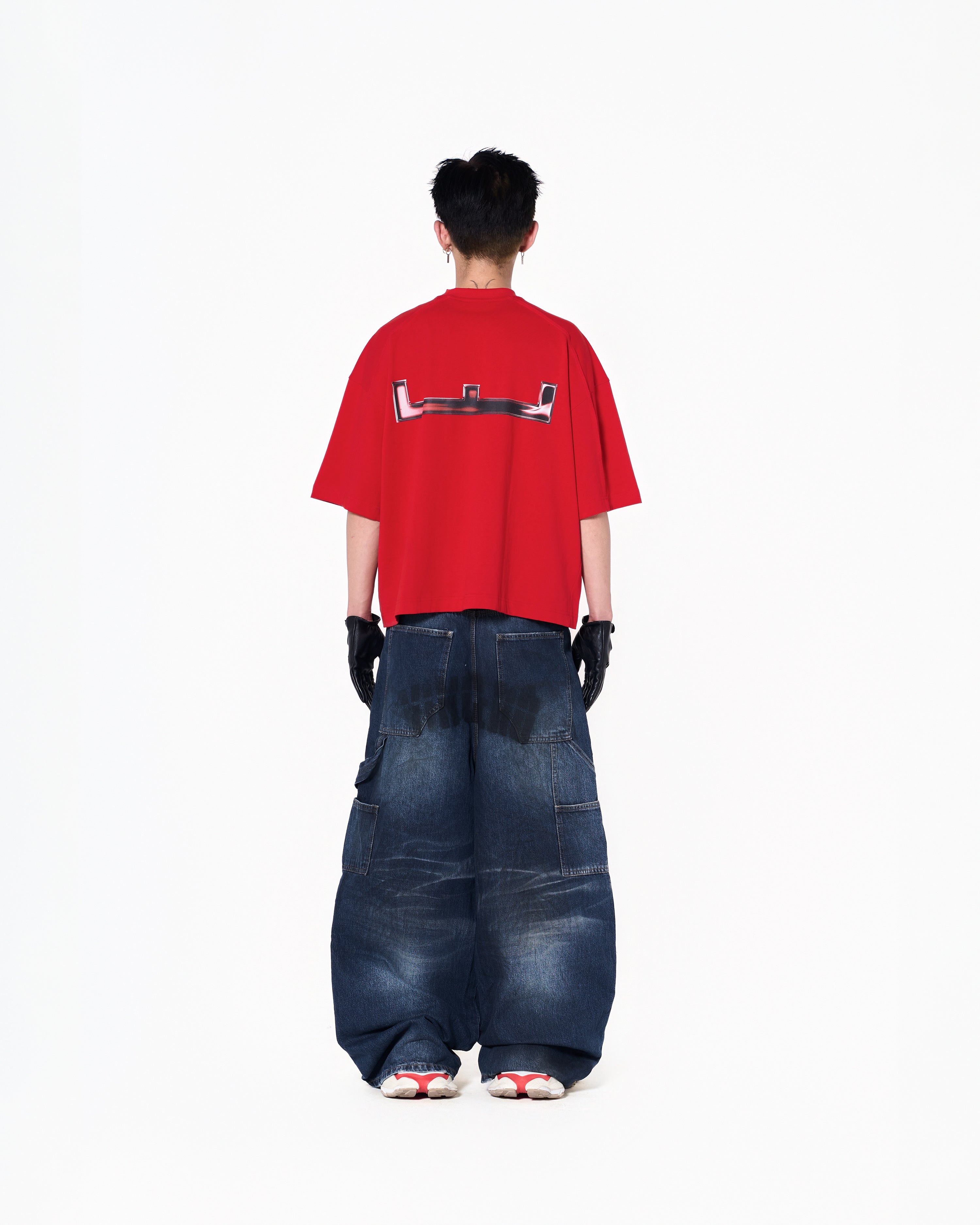 Chrome Logo Tee - Red