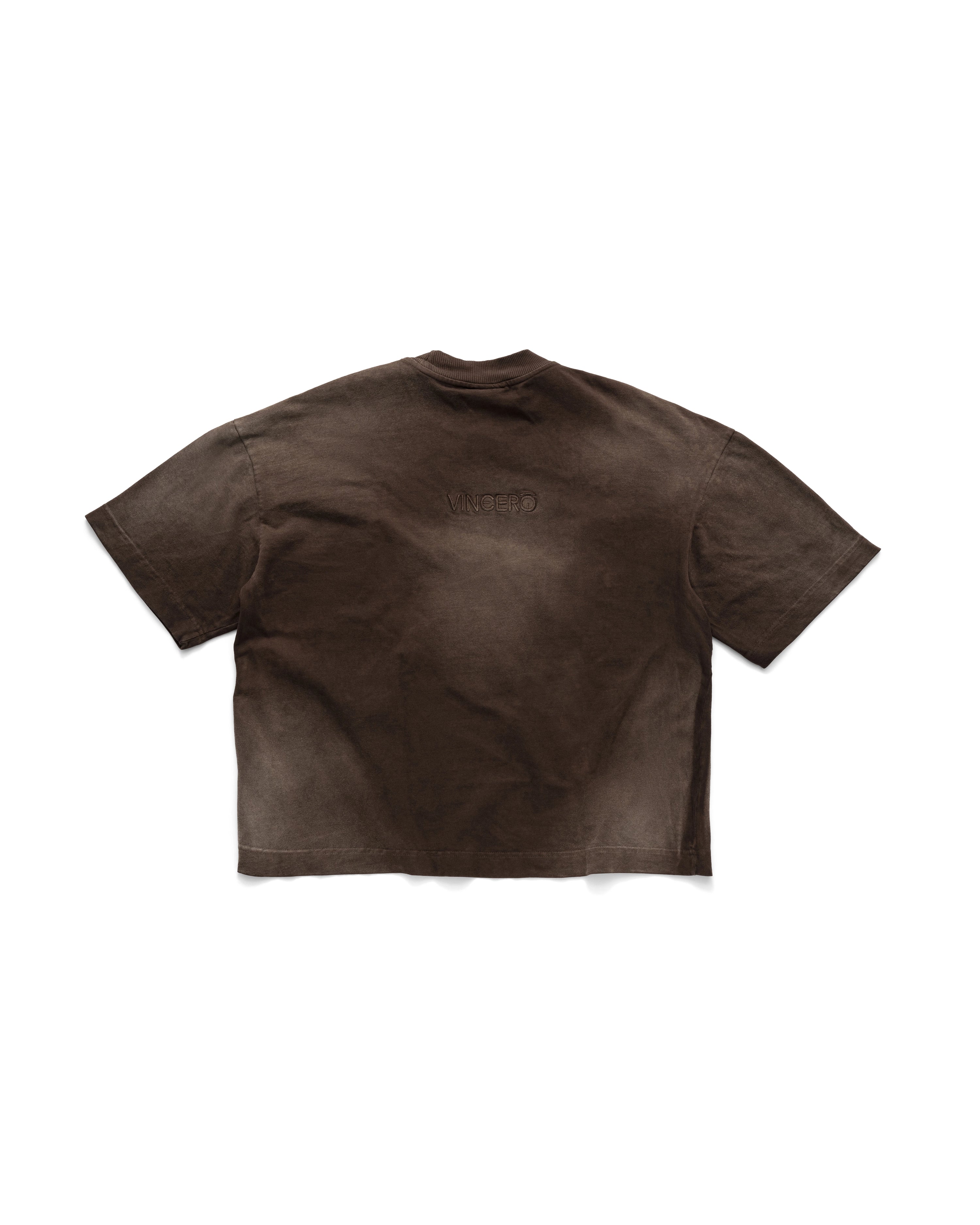 Boxy Tee - Brown