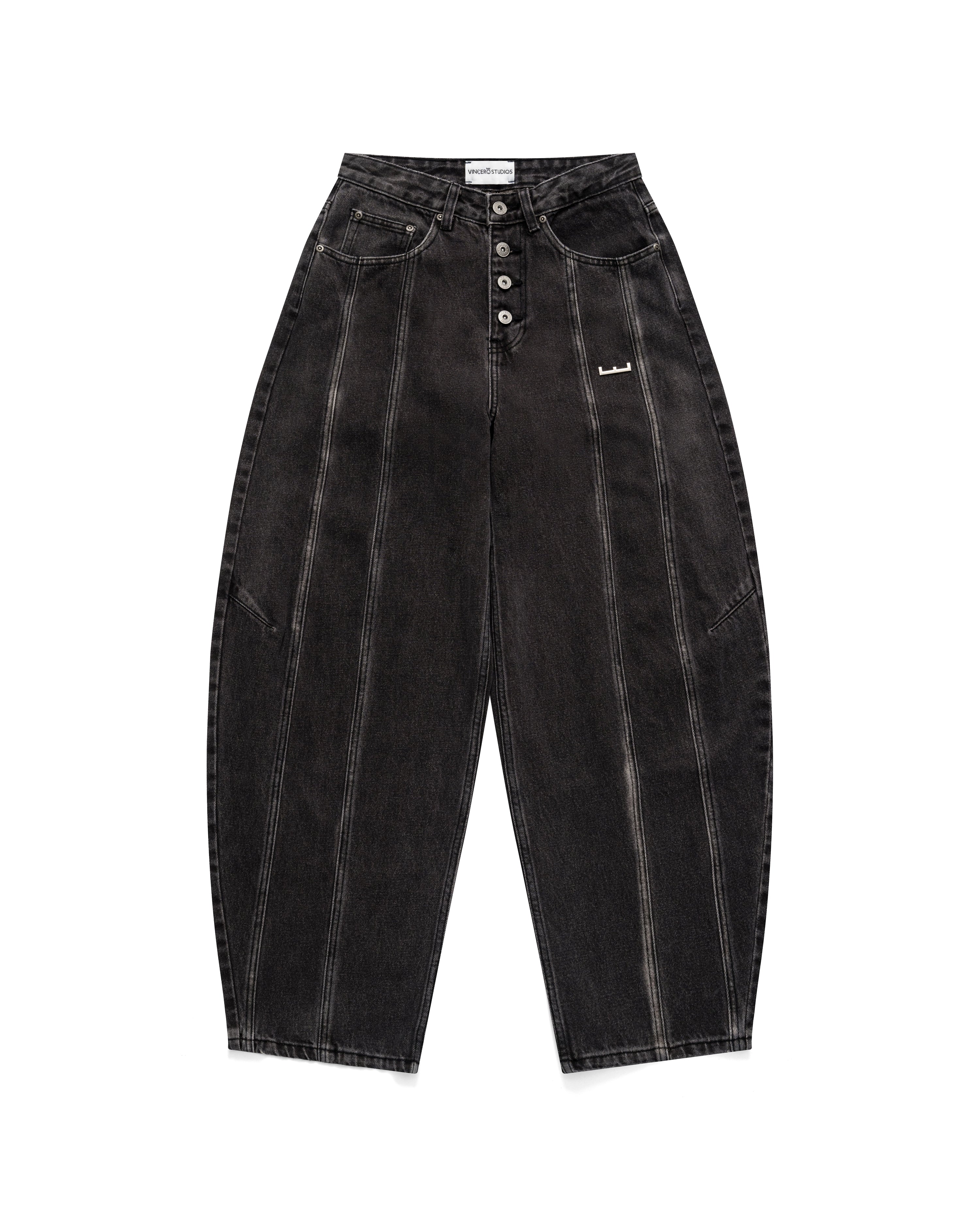 Balloon Jeans - Washed Gray